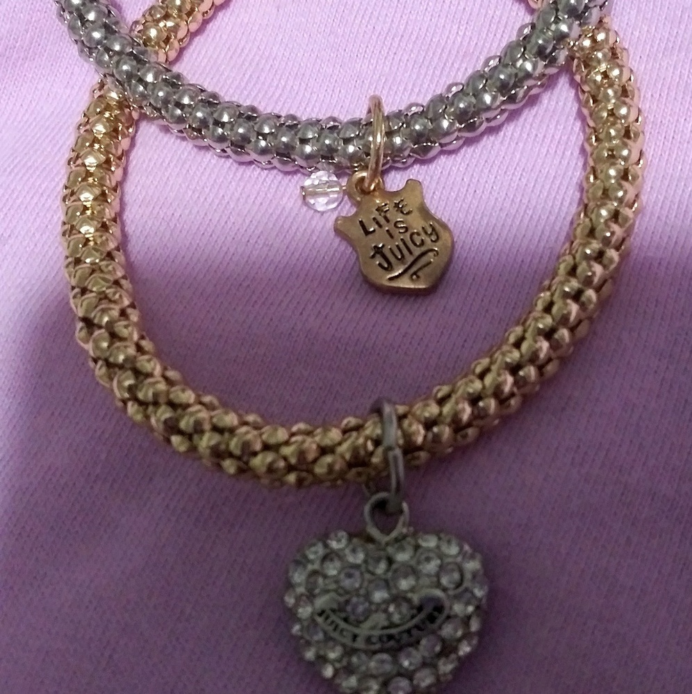 ✨Juicy Couture✨ Set of gold & silver bracelets